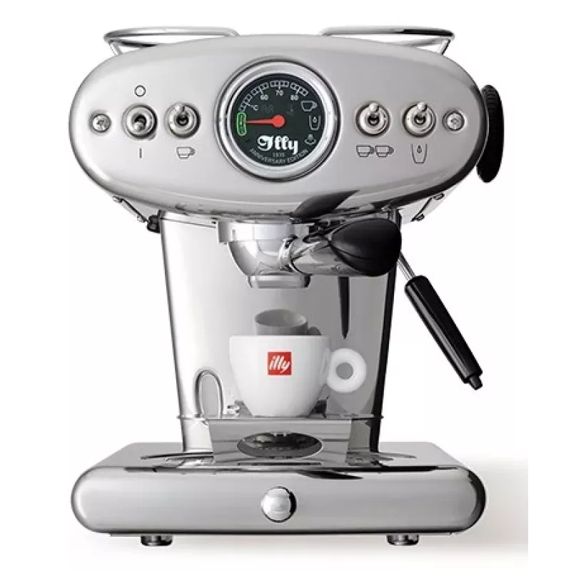 illy X1 Anniversary aparatas maltai kavai ir E.S.E. pagalvėlėms (nerūdijantis plienas)
