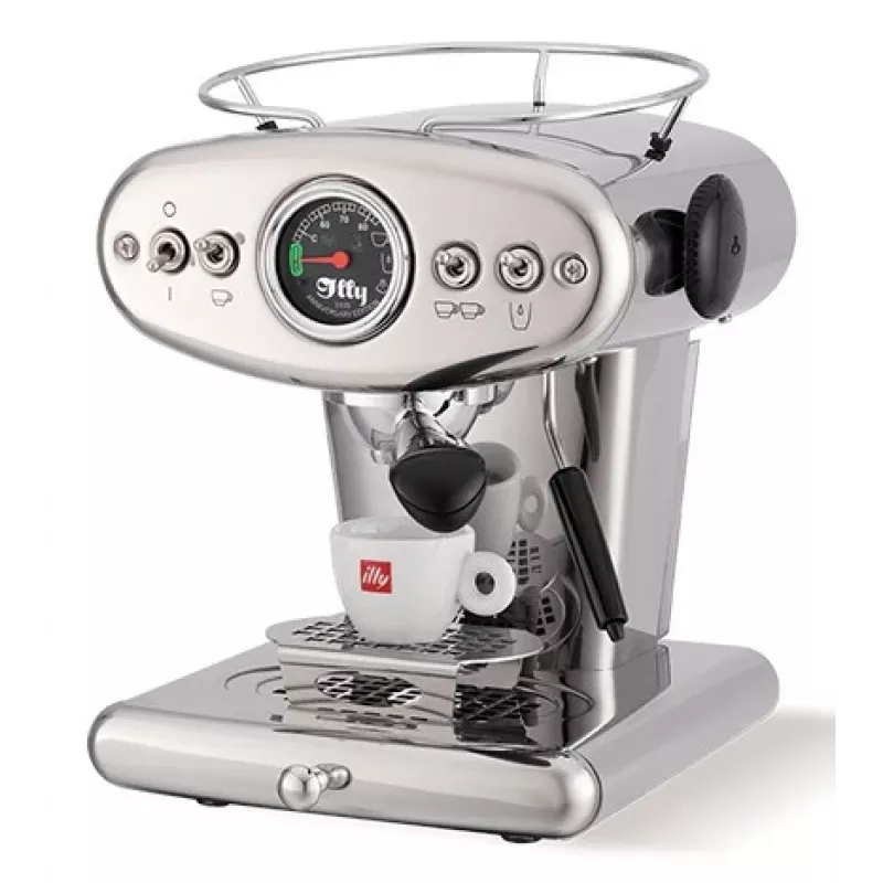 illy X1 Anniversary aparatas maltai kavai ir E.S.E. pagalvėlėms (nerūdijantis plienas)