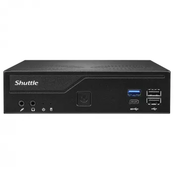Shuttle Barebone plonas DH610V2 Intel/DDR5/juodas - Barebone - Intel Socket 1700 (Core i)
