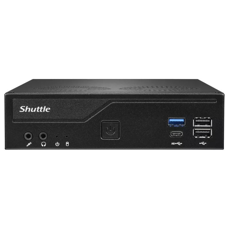 Shuttle Barebone plonas DH610V2 Intel/DDR5/juodas - Barebone - Intel Socket 1700 (Core i)