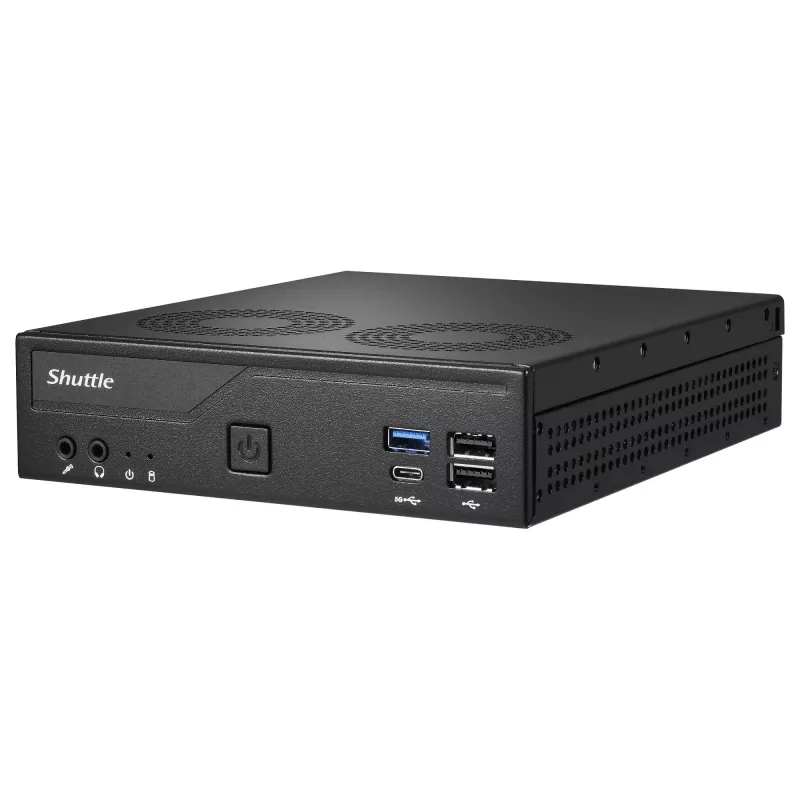 Shuttle Barebone plonas DH610V2 Intel/DDR5/juodas - Barebone - Intel Socket 1700 (Core i)