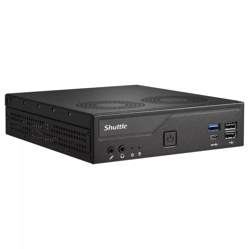 Shuttle Barebone plonas DH610V2 Intel/DDR5/juodas - Barebone - Intel Socket 1700 (Core i)