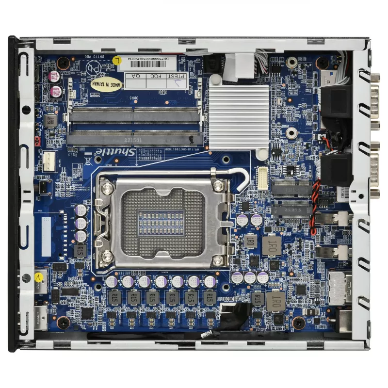 Shuttle Barebone plonas DH610V2 Intel/DDR5/juodas - Barebone - Intel Socket 1700 (Core i)