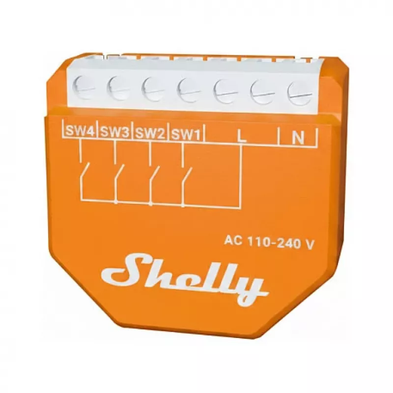 Shelly · Flush-Mount Wave i4 LR - Z-Wave (Shelly_W_i4_LR)