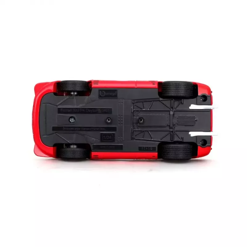 Superautomobilio modelis Bburago Ferrari 330 P4 Daytona, iš anksto surinktas 1:24 masteliu