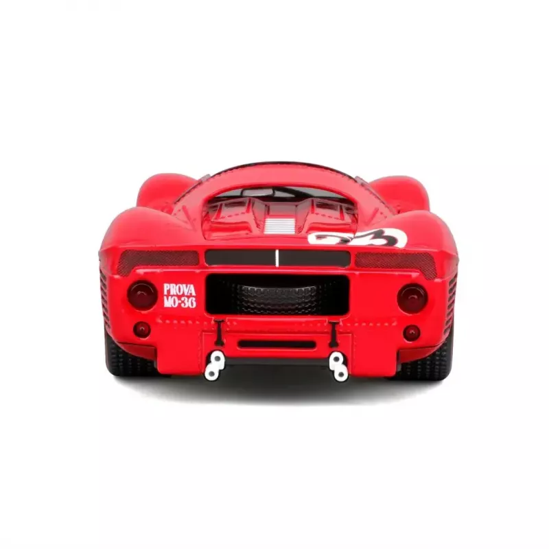 Superautomobilio modelis Bburago Ferrari 330 P4 Daytona, iš anksto surinktas 1:24 masteliu
