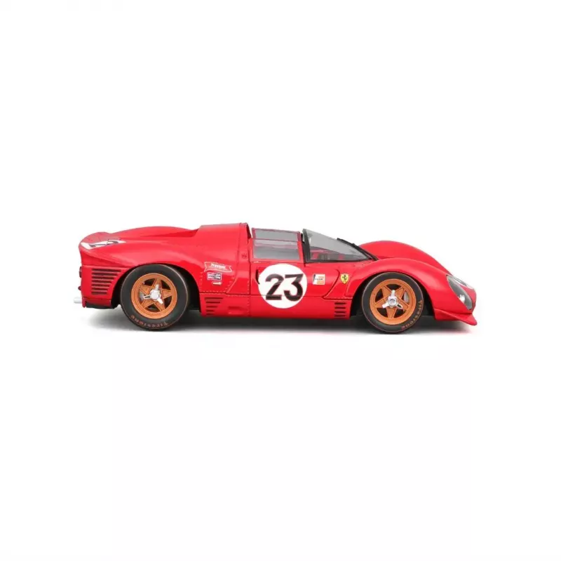Superautomobilio modelis Bburago Ferrari 330 P4 Daytona, iš anksto surinktas 1:24 masteliu