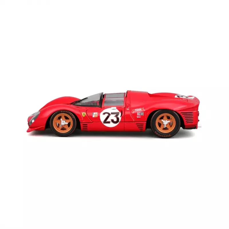 Superautomobilio modelis Bburago Ferrari 330 P4 Daytona, iš anksto surinktas 1:24 masteliu
