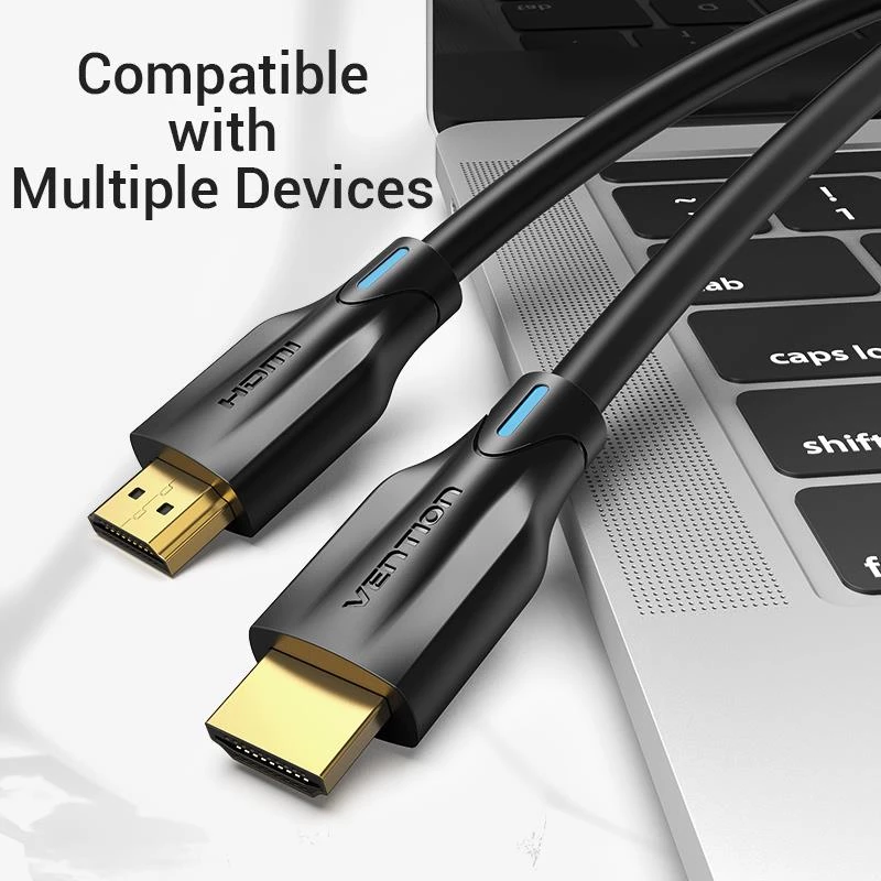 HDMI laidas 8K/3M juodas Aanbi Vention