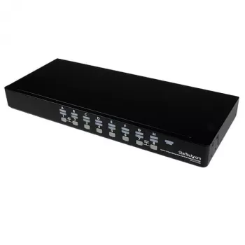 StarTech.com 16 prievadų 1U montuojamas stovo USB KVM jungiklis su OSD (SV1631DUSBU)