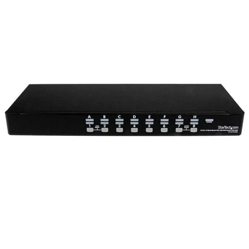StarTech.com 16 prievadų 1U montuojamas stovo USB KVM jungiklis su OSD (SV1631DUSBU)