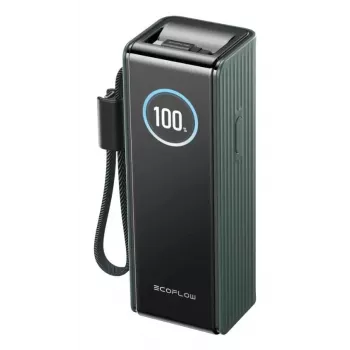 Išorinė baterija EcoFlow RAPID 25000 mAh žalia — 170 W bendra galia, 2× USB-C, 1× USB-A