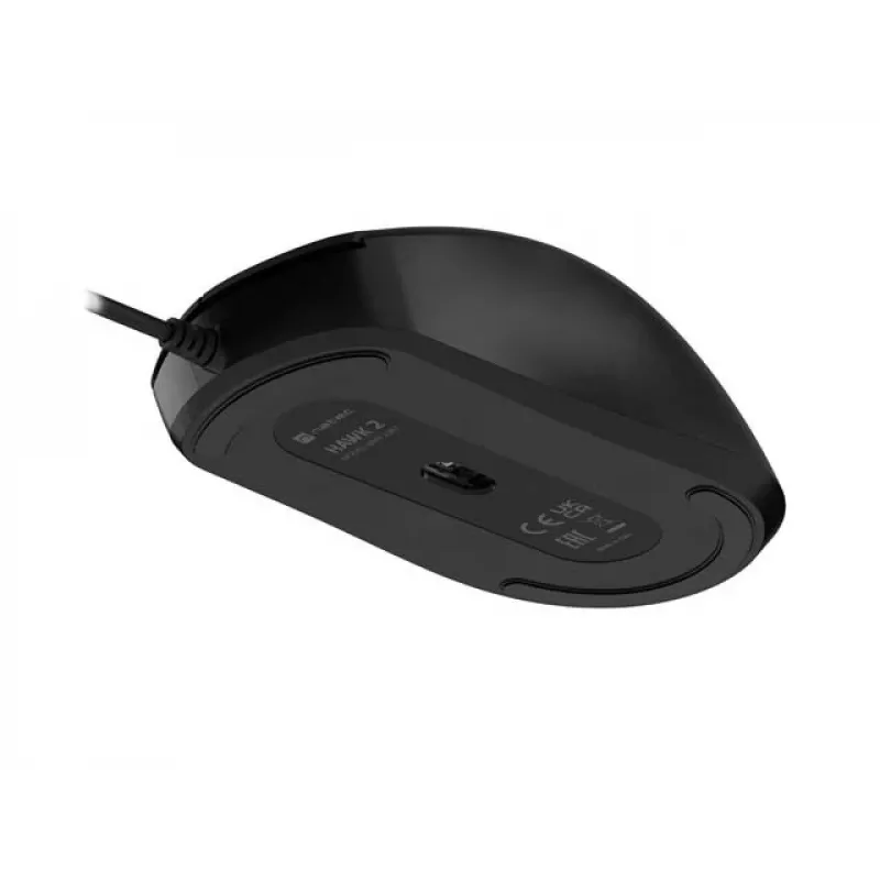 NATEC Hawk 2 laidinis lazerinis pelė, juoda, iki 2400 DPI