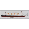 Cobi R.M.S. Titanic statybinių blokelių rinkinys, 848 dalys, kolekcinis laivo modelis