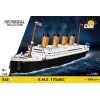 Cobi R.M.S. Titanic statybinių blokelių rinkinys, 848 dalys, kolekcinis laivo modelis