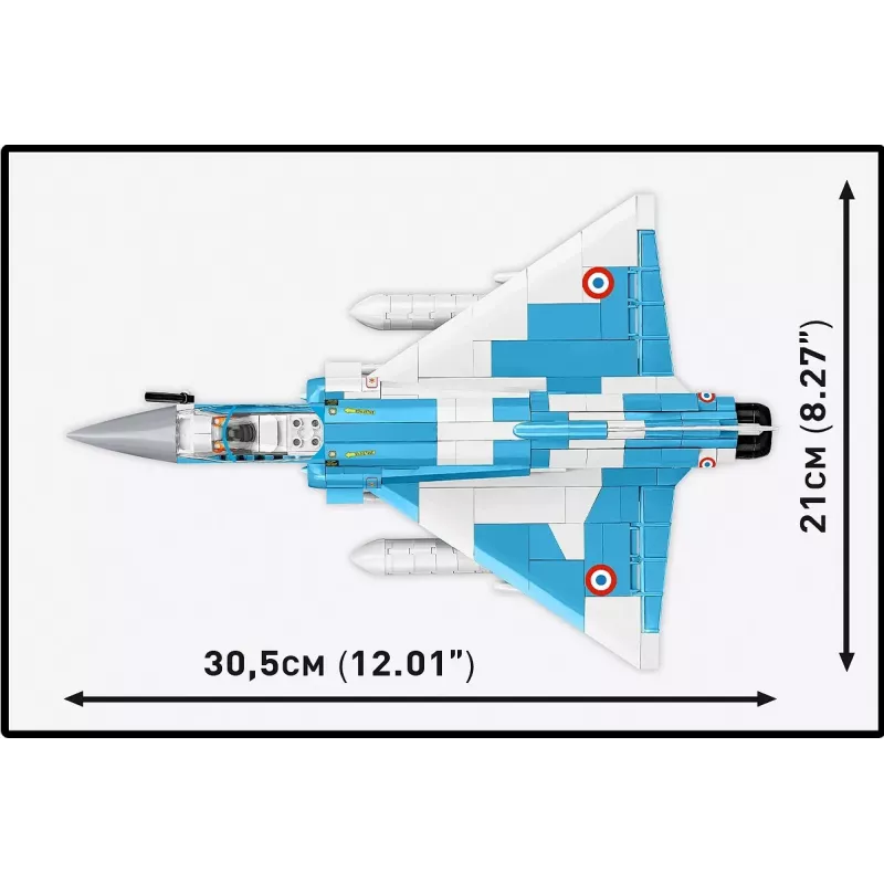 Cobi Mirage 2000-5F plytelių modelio rinkinys, Ginkluotųjų pajėgų serija, 495 dalys, mastelis 1:48