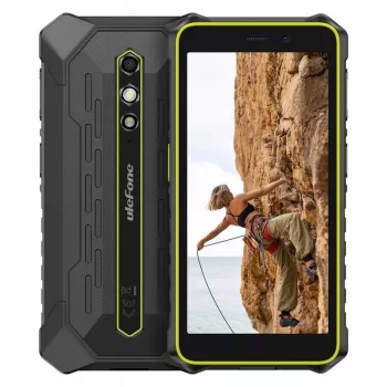 Patikimas išmanusis telefonas UleFone RugKing 2 Pro 4GB/128GB žalias, tvirtas dizainas, atsparus vandeniui ir dulkėms