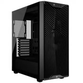 Corsair 3200D RS PC korpusas, Midi Tower, ATX, Grūdintas stiklas – juodas