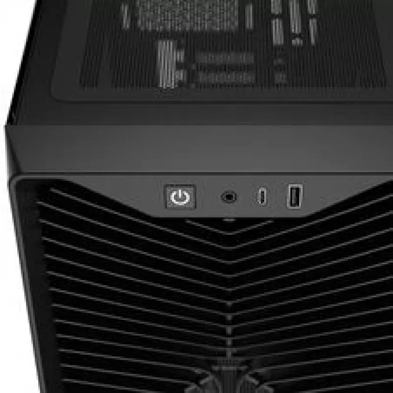 Corsair 3200D RS PC korpusas, Midi Tower, ATX, Grūdintas stiklas – juodas