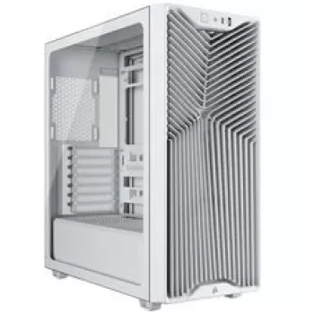 Corsair 3200D RS PC korpusas, Midi-Tower, ATX, Grūdintas stiklas - Balta