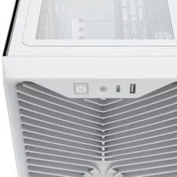 Corsair 3200D RS PC korpusas, Midi-Tower, ATX, Grūdintas stiklas - Balta