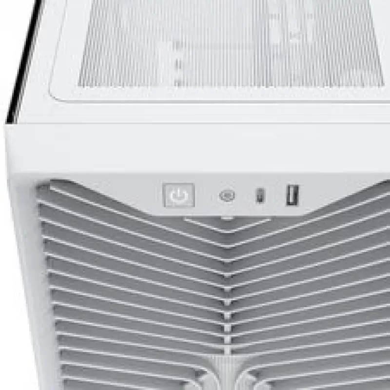 Corsair 3200D RS PC korpusas, Midi-Tower, ATX, Grūdintas stiklas - Balta