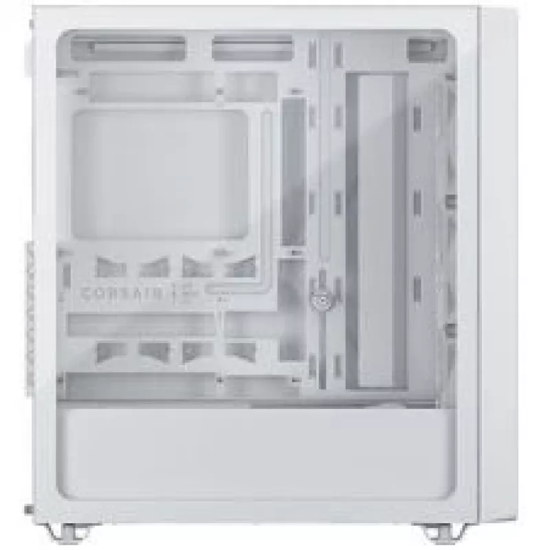 Corsair 3200D RS PC korpusas, Midi-Tower, ATX, Grūdintas stiklas - Balta