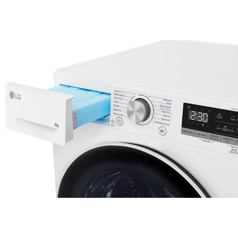 LG RH90V9AV4N, Šilumos siurblys, 9 kg, gylis 66 cm - Skalbinių džiovyklė