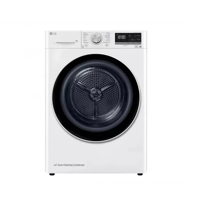 LG RH90V9AV4N, Šilumos siurblys, 9 kg, gylis 66 cm - Skalbinių džiovyklė