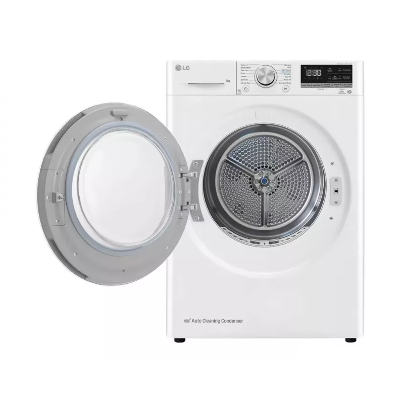 LG RH90V9AV4N, Šilumos siurblys, 9 kg, gylis 66 cm - Skalbinių džiovyklė