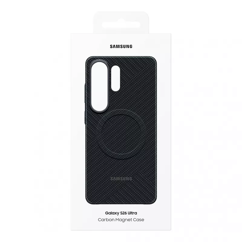 SAMSUNG Carbon Magnet dėklas skirtas Galaxy S26 Ultra Juoda (EF-KS948SNEGWW)