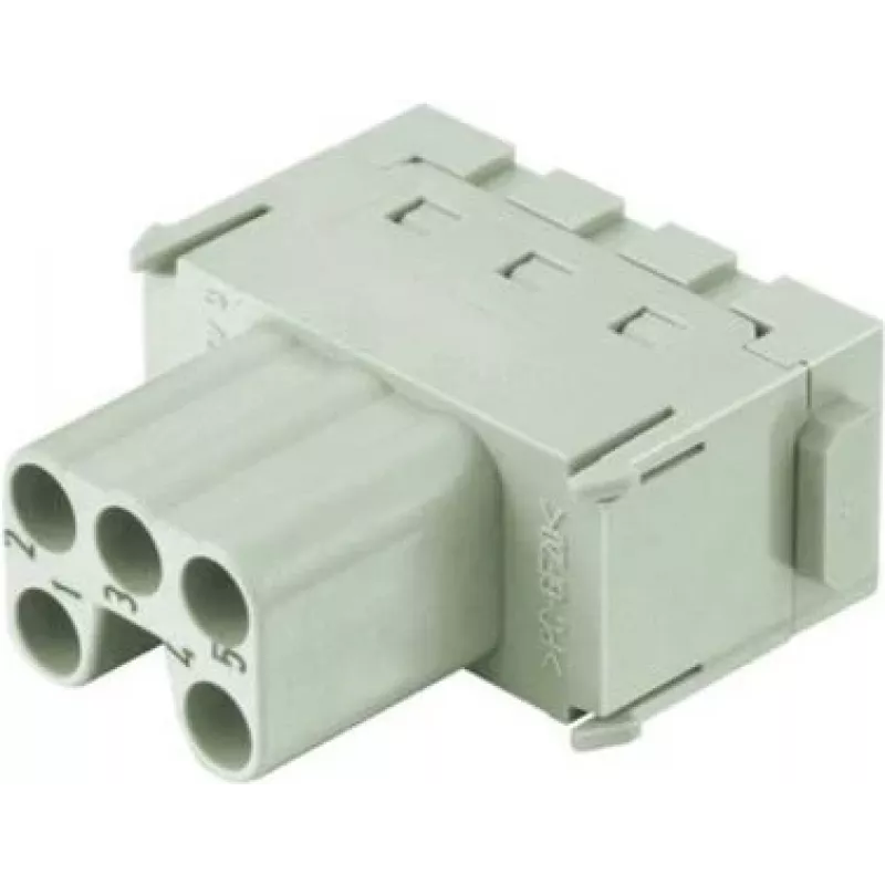 Pramoninė stačiakampė jungtis Han 5 Mod bu-ES 16A, Harting, modelis 09 14 005 2716