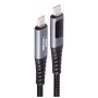 USB-C į USB-C kabelis ShiverPeaks BS14-59035 USB 2.0 0,5 m, paauksuoti kontaktai, magnetiškai ekranuotas, juoda/pilka