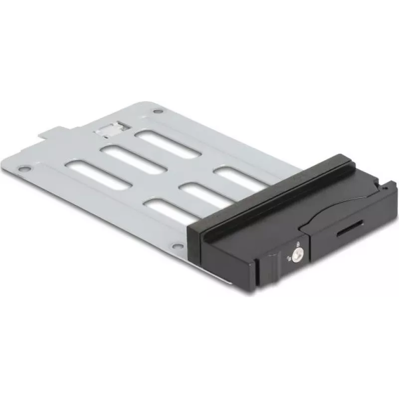 Diskelių skyriaus adapteris DELOCK Wechselrahmen Einschub, skirtas 1 x 2,5 colio SATA/SAS HDD/SSD (MPN 47133)