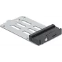 Diskelių skyriaus adapteris DELOCK Wechselrahmen Einschub, skirtas 1 x 2,5 colio SATA/SAS HDD/SSD (MPN 47133)