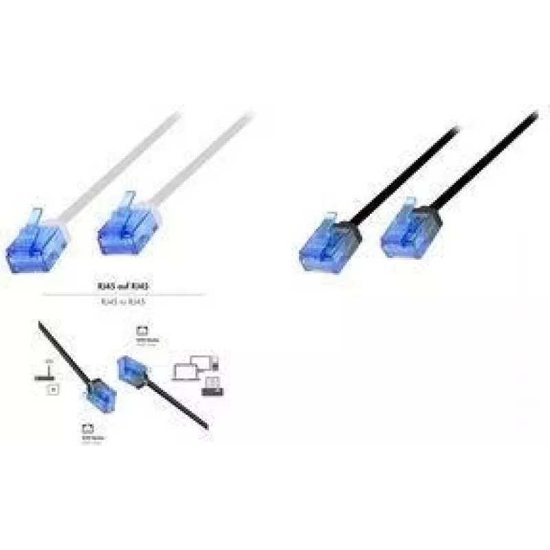Logilink CQ3113U Ethernet laidas juodas
