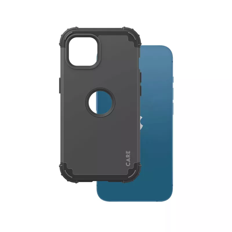 PanzerGlass CARE by madingas dėklas Juoda FORCE iPhone 14 13