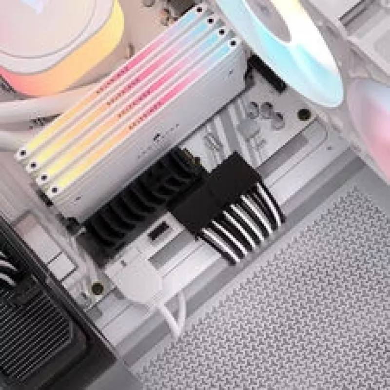 “Corsair premium pintas DC kabelis Pro Kit”, “Type-5” maitinimo šaltiniams - juoda / balta