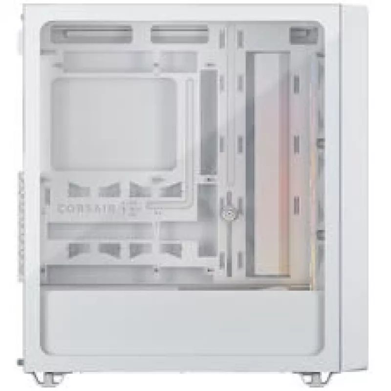Corsair 3200D RS ARGB PC korpusas, Midi Tower, ATX, grūdintas stiklas - baltas
