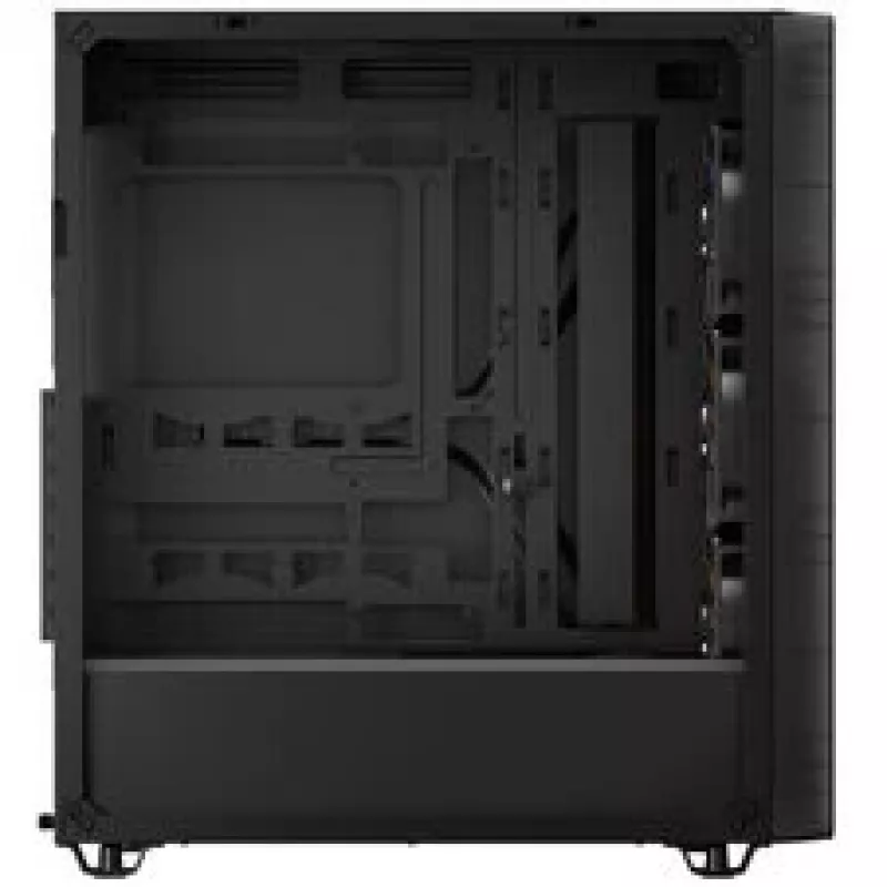 Corsair 3200D RS ARGB PC korpusas, Midi Tower, ATX, grūdintas stiklas - pilkas