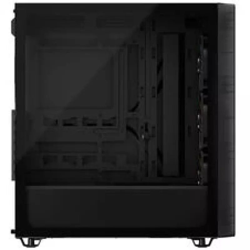 Corsair 3200D RS ARGB PC korpusas, Midi Tower, ATX, grūdintas stiklas - pilkas