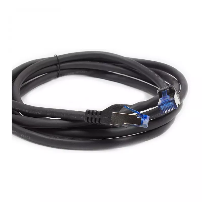 Good Connections Cat.6A komutacinis kabelis SmartFLEX HF juodas 7,5m