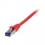 Synergy21 komutacinis kabelis RJ45, CAT6A 500Mhz, 1,5m, Red, S-STP(S/FTP), TPE/LSZH(Superflex), AWG26,