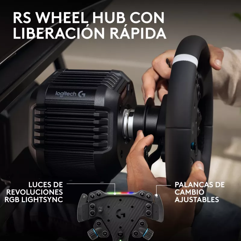 Logitech G RS50 sistema - vairas - laidinis