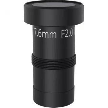 Axis 03137-001, objektyvas, juoda, Axis, Q6020-E, 7,6 mm, 58,5°