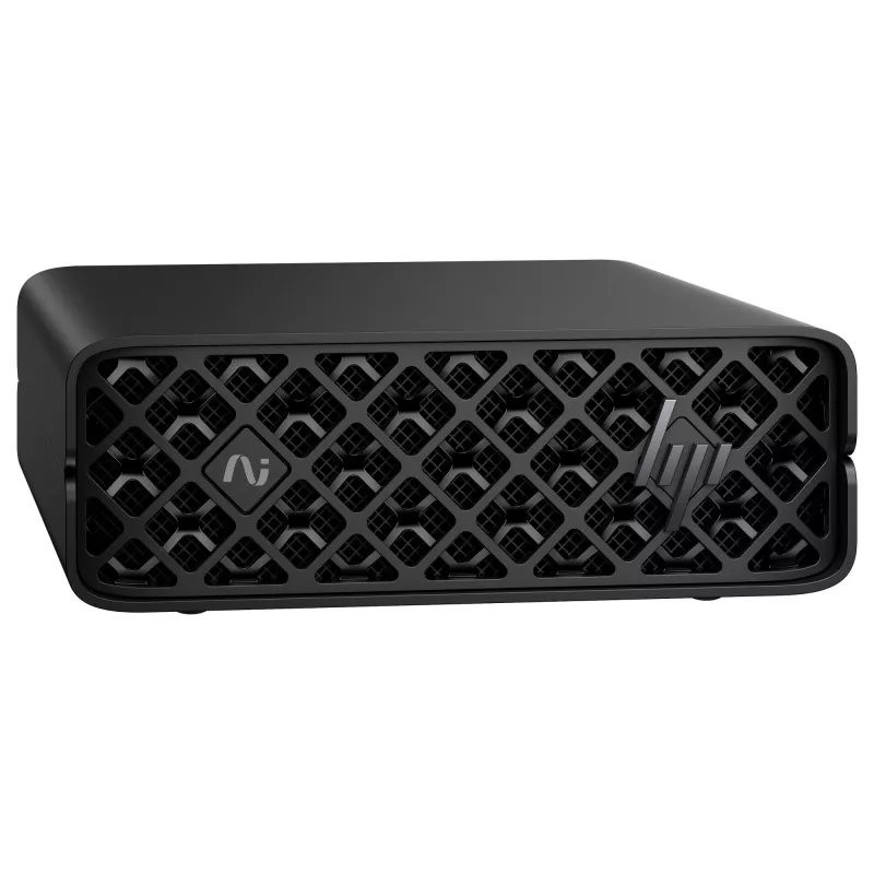 HP ZGX NANO G1n AI Mini GB10 su Nvidia Juodawell, 128 GB RAM, 2 TB SSD, DGX WLAN