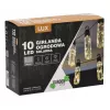 Extralink saulės sodo girlianda, 2 + 1,8 m ilgio, „Lux 10“ šiltai balti šviesos diodai