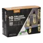 Extralink saulės sodo girlianda, 2 + 1,8 m ilgio, „Lux 10“ šiltai balti šviesos diodai