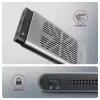 Išorinė dėžutė AXAGON EEM2-20GD USB-C 20 Gbps dviem M.2 NVMe SSD diskams su aparatine kopijavimo funkcija
