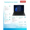 Lenovo ThinkPad E16 Gen 3 nešiojamasis kompiuteris, Intel Core Ultra 7 256V, 16 GB RAM, 512 GB SSD, 16 colių WUXGA, Windows 11 Pro, juoda